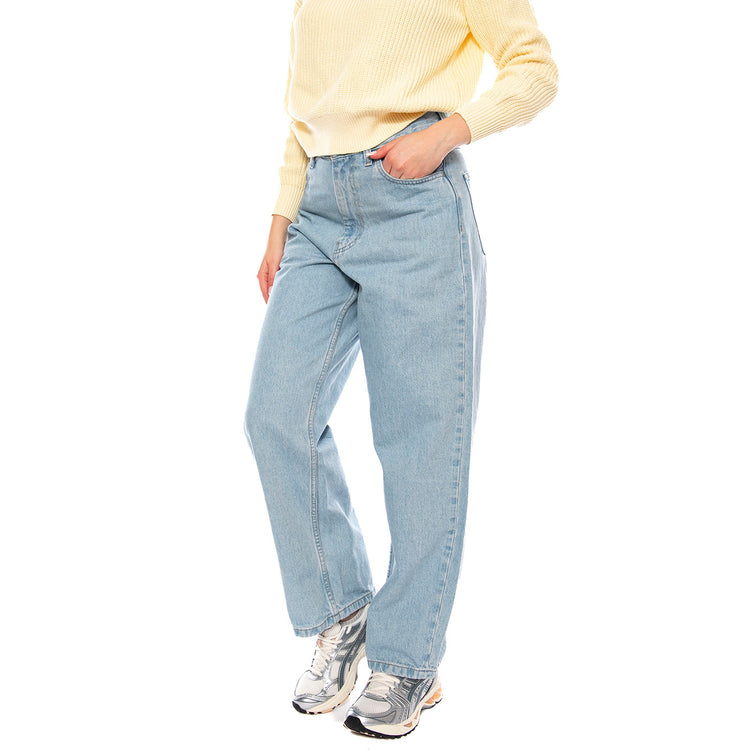 W Carhartt Brandon Pant - Blu Denim - Jeans Donna I035892.01.A3 . CARHARTT WIP 