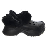 BAE LINED CLOG W BLACK - Sandales Femme Noires Femme CROCS