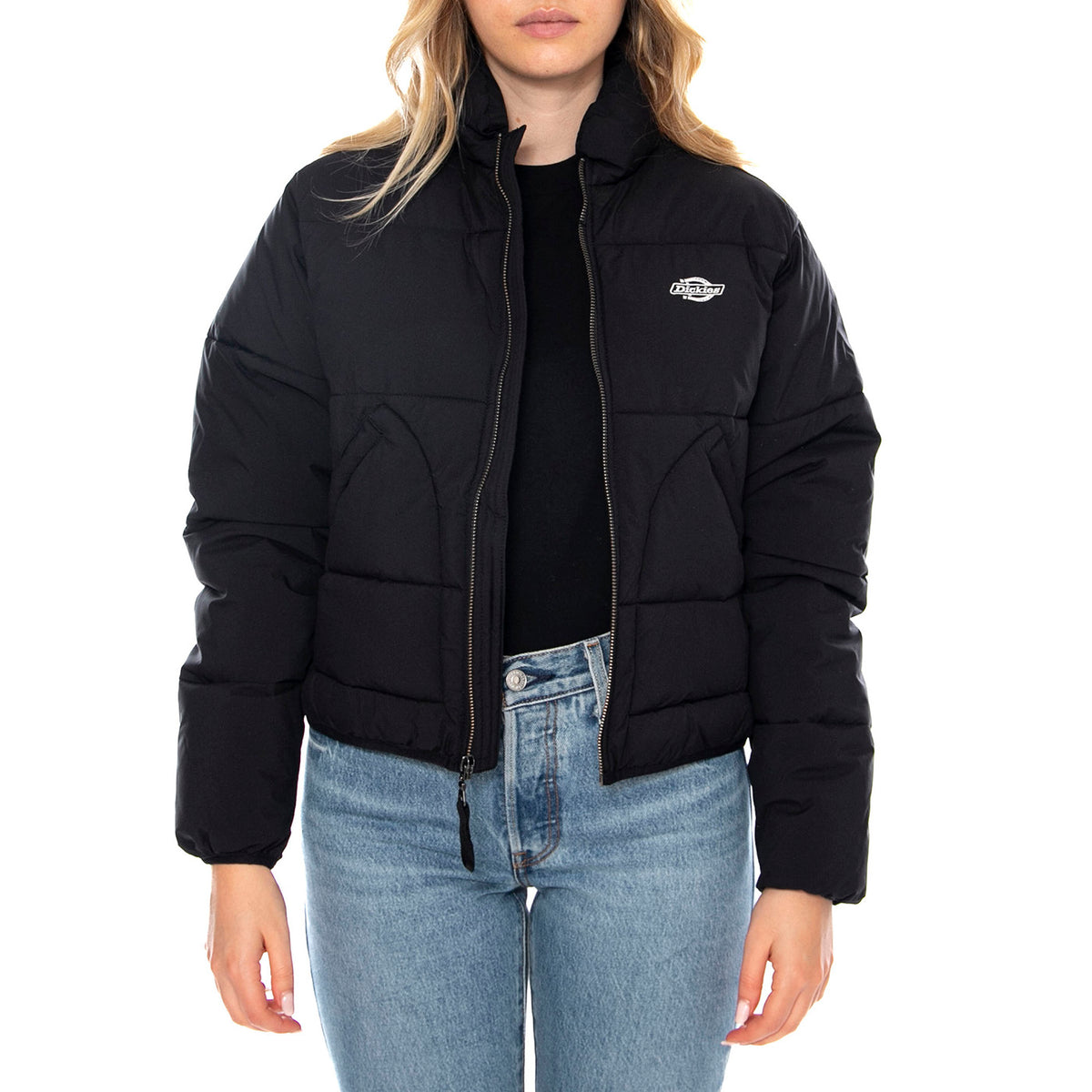 Summerdale Puffer W Black -- Giacca Donna Nera DK0A87OJBLK1 . DICKIES 