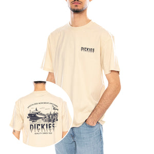 Pelham SS Maglietta -- Maglietta Uomo Beige (Wood Ash) DK0A87QJL171 . DICKIES 