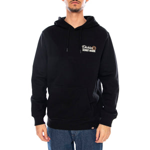 Donut House Hoodie Black - Felpa con Cappuccio Uomo Nera DK0A88ATBLK1 . DICKIES 