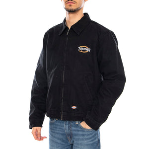 Thrasher x Dickies Jacket -- Giacca Uomo Nera DK0A88CEBLK1 . DICKIES 