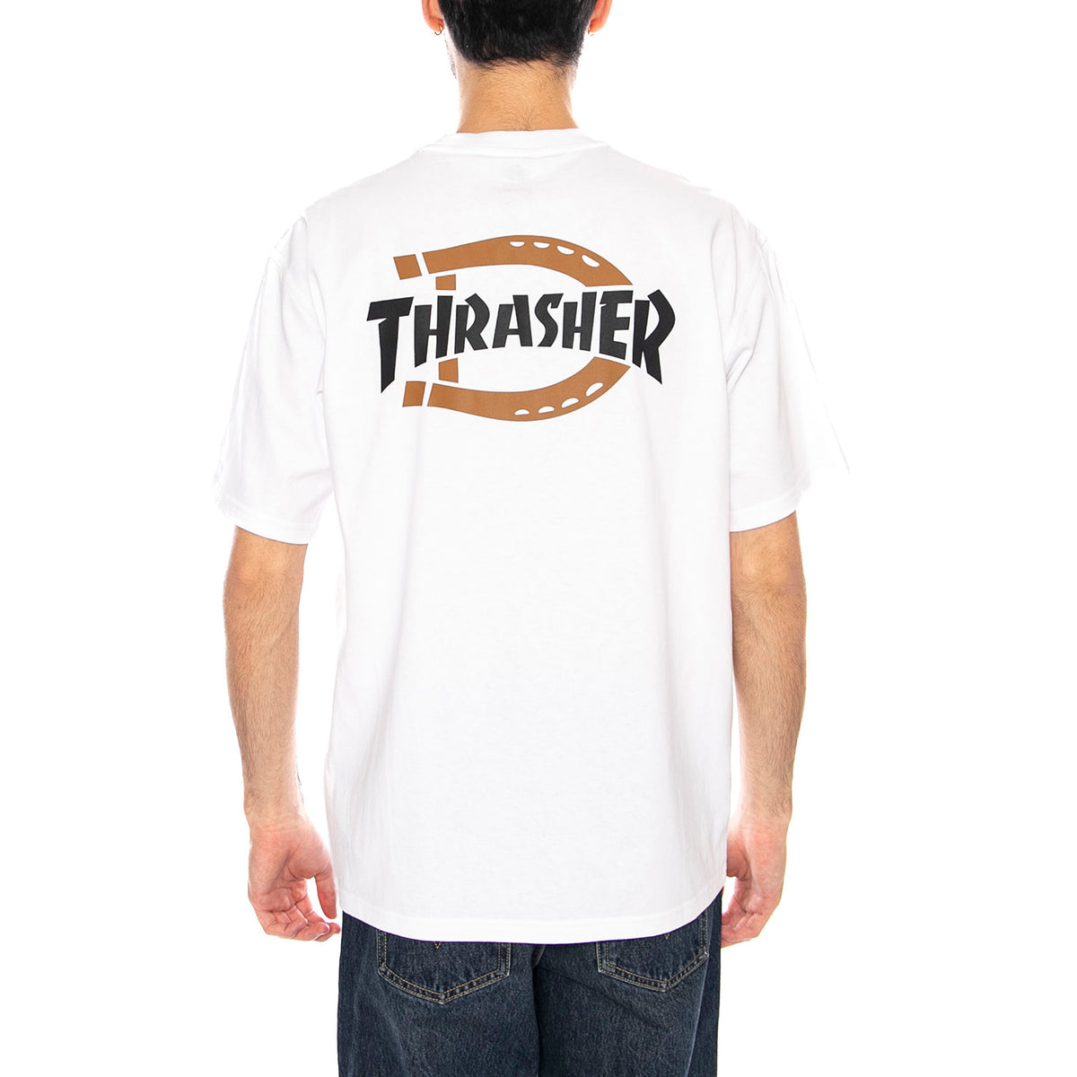 Thrasher x Dickies Tee SS Graphic -- Maglietta Uomo Bianca DK0A88IUWHX1 . DICKIES 