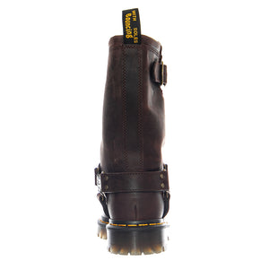 Anistone Hi - Dark Brown / Burnished Waxy Pull Up WP - Stivali Donna Marroni 31901201 . DR.MARTENS 