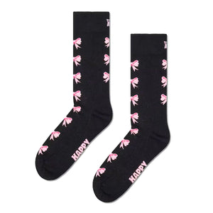 Bow Sock - Calzini Neri P003179 BLACK HAPPY SOCKS 