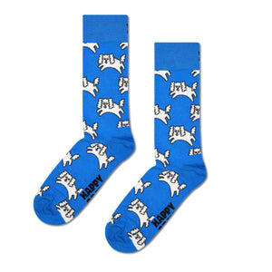 Cloud Dog Sock -- Calzini Blu P003194 BLUE HAPPY SOCKS 