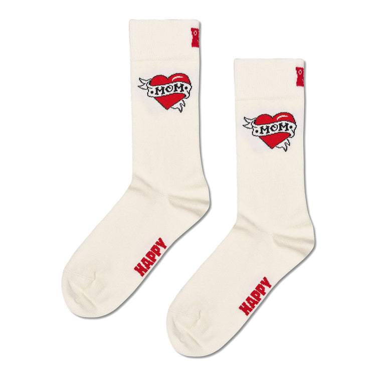 Mother's Day Sock White - Calzini Bianchi P004173 WHITE HAPPY SOCKS 