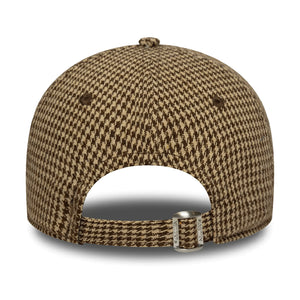 Houndstooth 9TWENTY Med Brown Los Angeles Dodgers - Cappellino Marrone Donna/Uomo 60691223 . NEW ERA 