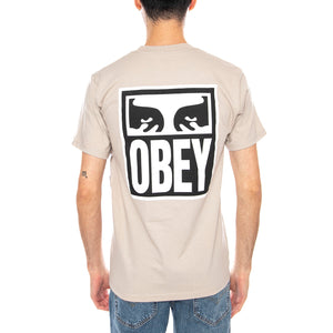 Obey Eyes Icon 2 Tee Silver Grey -- Maglietta Girocollo Uomo Grigia 165262142 SIG OBEY 