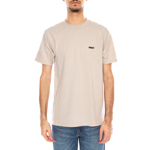 OBEY Visual Studios Tee -- Maglietta Girocollo Uomo Grigia 165264231 SIG OBEY 