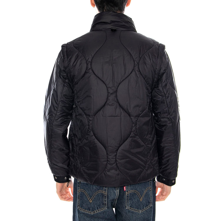 Two Padding Jacket Black - Giacca Piumino Uomo Nera OGJ023-BLACK . OFF GRID 