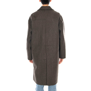 Worf Life Oversize Coat OTW -- Cappotto Uomo Bungee Cord Melange Velluto 22031195-4787204 . ONLY & SONS 