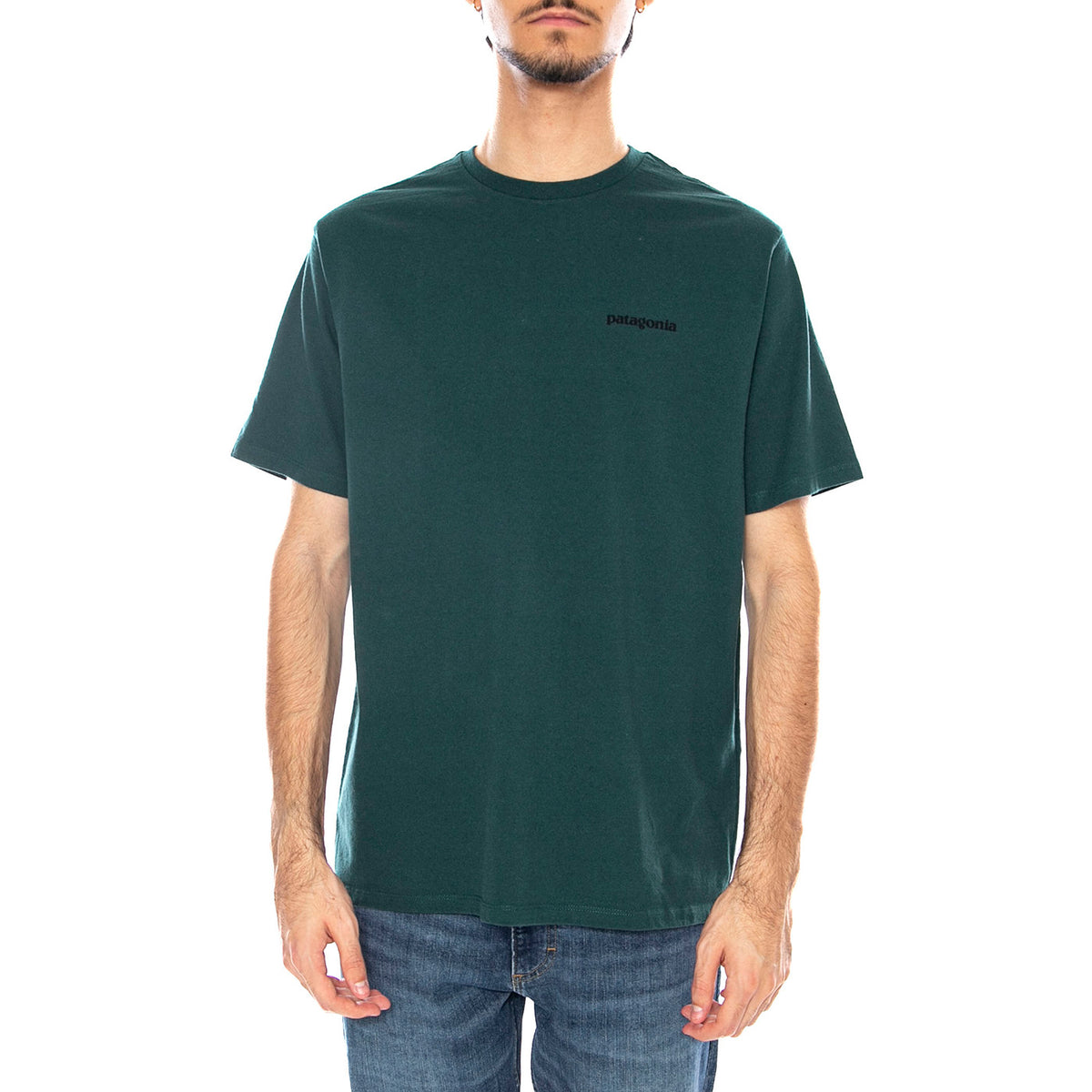 M's P-6 Logo Responsibili-Tee Sage Green - Maglietta Girocollo Uomo Verde 38504 CASG PATAGONIA 