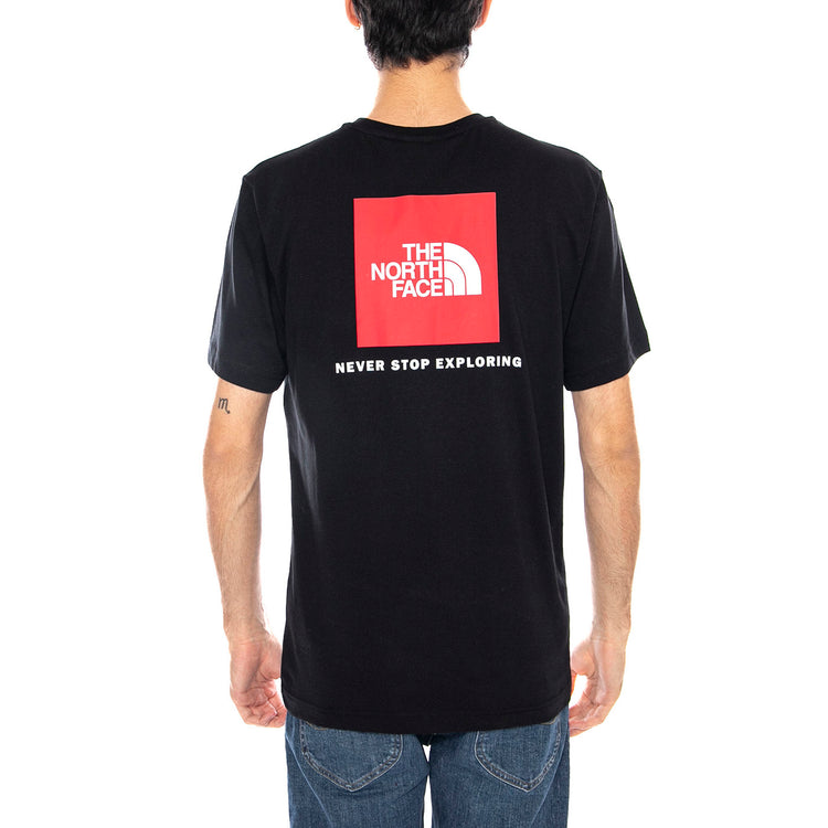 M SS Box NSE Tee Black - Maglietta Girocollo Uomo Nero NF0A87NP JK31 THE NORTH FACE 