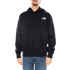 M Essential Relaxed Hoodie Black - Felpa con Cappuccio Uomo Nera NF0A89ES JK31 THE NORTH FACE 