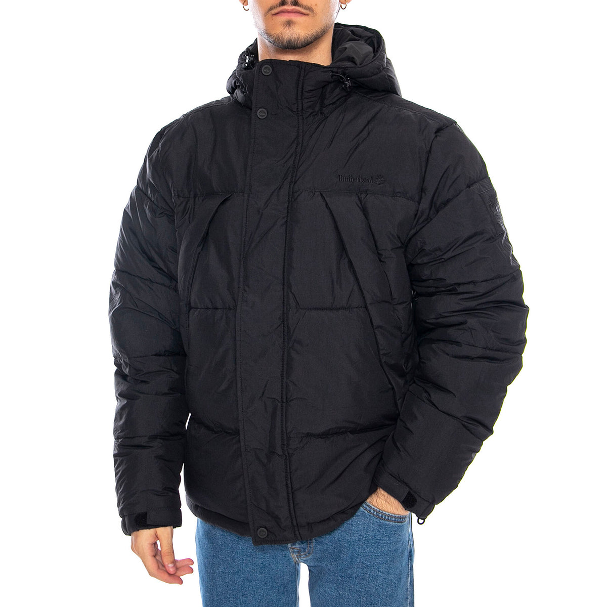 Durable Water Repellent Puffer Jacket Black - Giacca con Cappuccio Uomo Nera TB0A626 70011 TIMBERLAND 