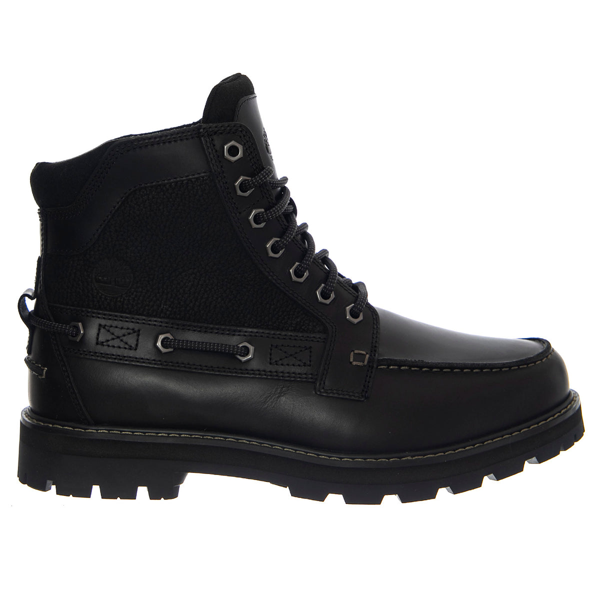 Britton Road Mid Lace Up -- Stivali Uomo Nero Pelle Full Grain TB0A697H W021 TIMBERLAND 
