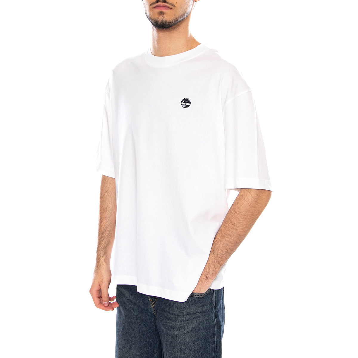 Dunstan River Short Sleeve Tee -- Maglietta Uomo Bianca TB0A6GH 31001 TIMBERLAND 