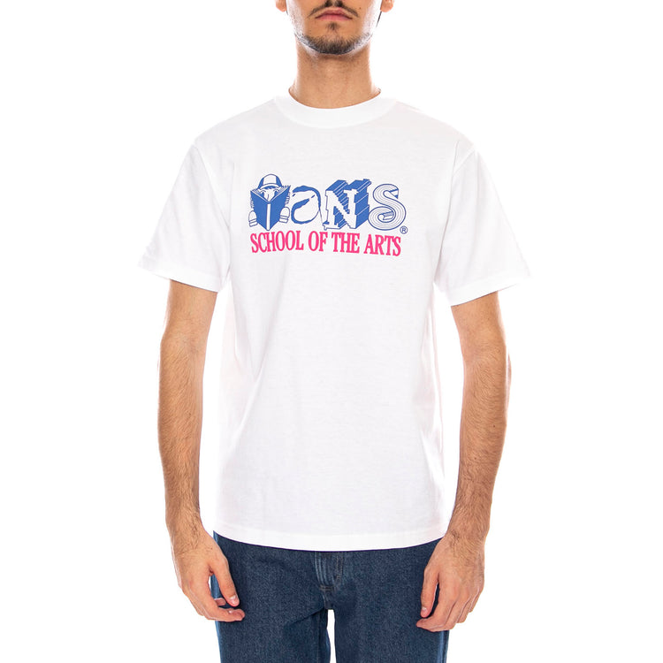 Art Skool SS Tee White - Maglietta Girocollo Uomo Bianca VN000PCA WHT1 VANS 