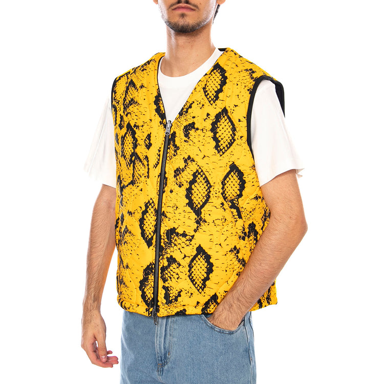 Raw Instinct Vest - Giacca Smanicata Uomo Nera / Multicolore VN000R8Z BLK1 VANS 