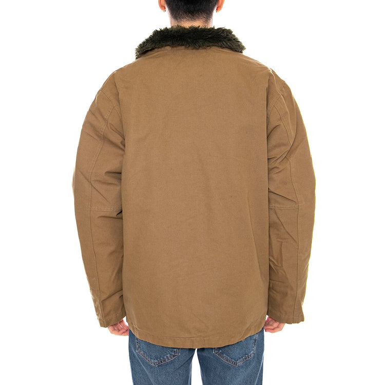 20th Anniversary Mast Jacket -- Giacca Uomo Olive Surplus Marrone 03445 OLVSP BRIXTON 