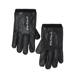 Motor Leather Gloves Black / Navy - Guanti Edwin Neri I034097.2L4.00. . EDWIN 