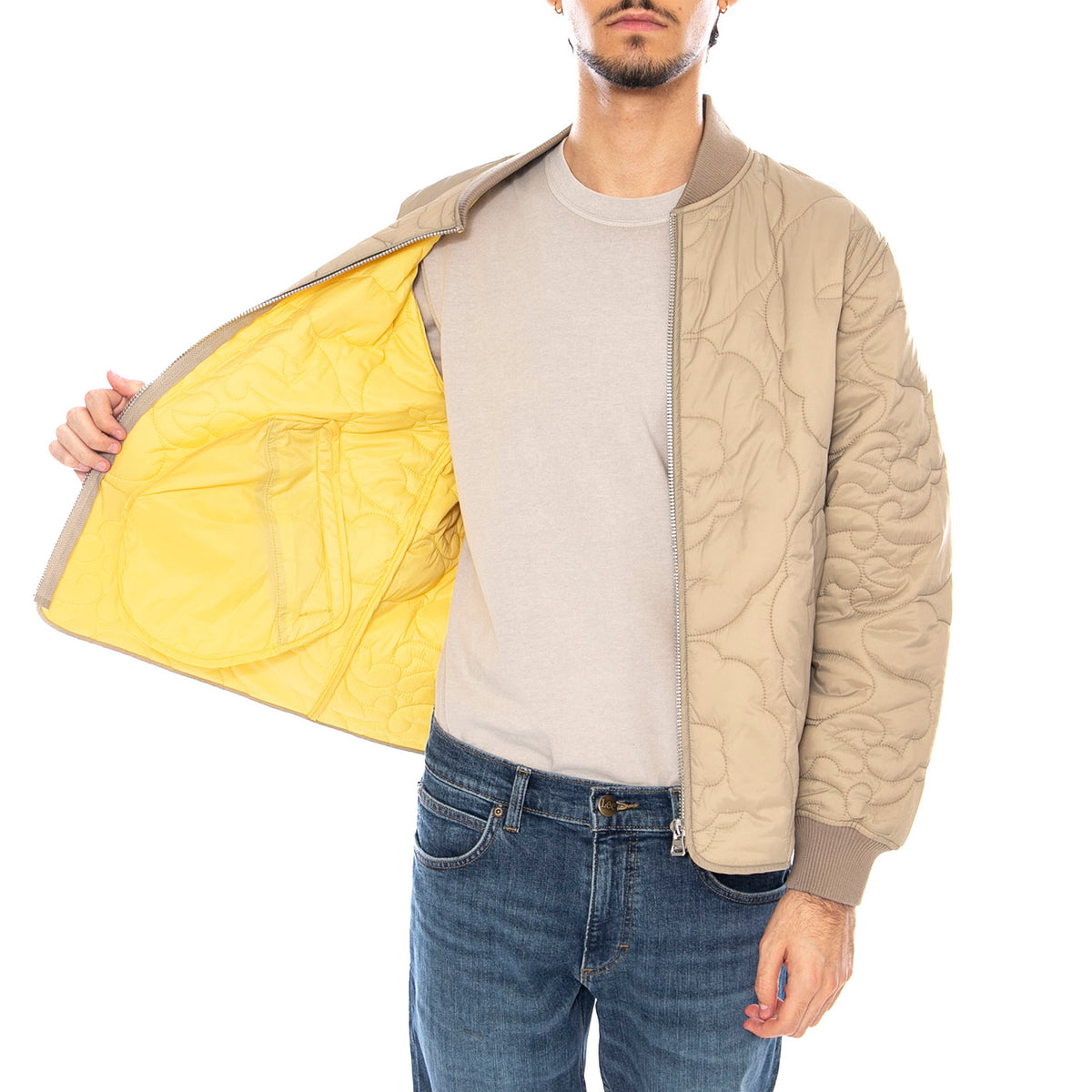 Kaito Liner Aluminum Jacket Man - Giacca Uomo Beige I035055.2ZF.00. 2ZF.00 EDWIN 
