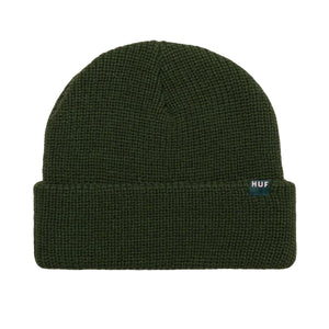 HUF Set Usual Beanie Hunter Green - Cappellino Verde in Maglia BN00134 HUN HUF 