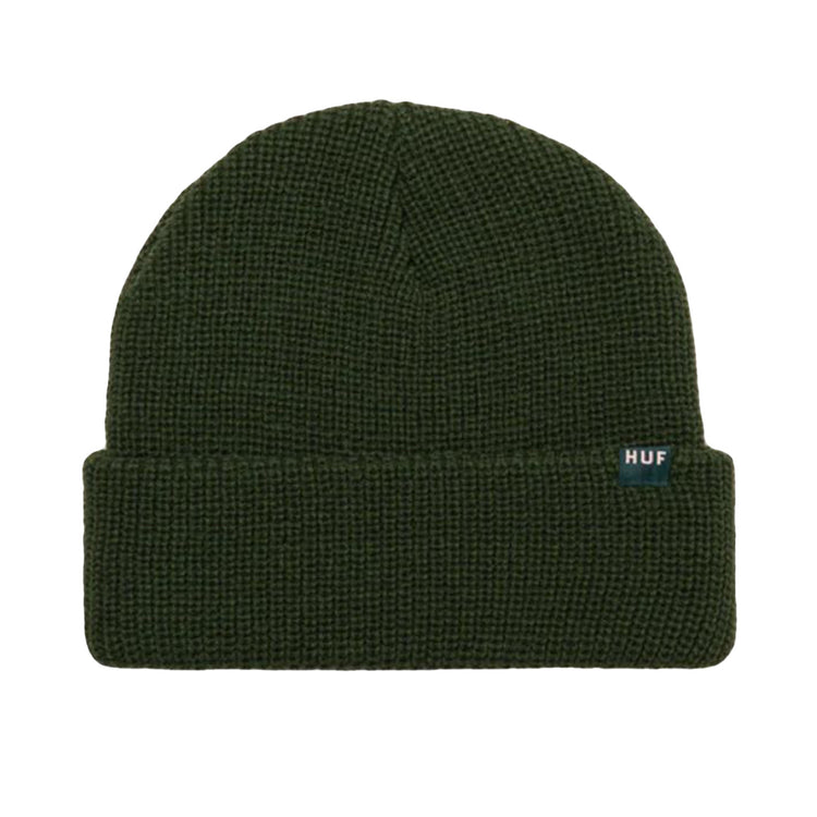 HUF Set Usual Beanie Hunter Green - Cappellino Verde in Maglia BN00134 HUN HUF 