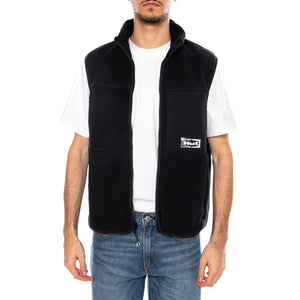 Sonoma High Pile Vest -- Gilet Uomo Nero JK00444 BLK HUF 