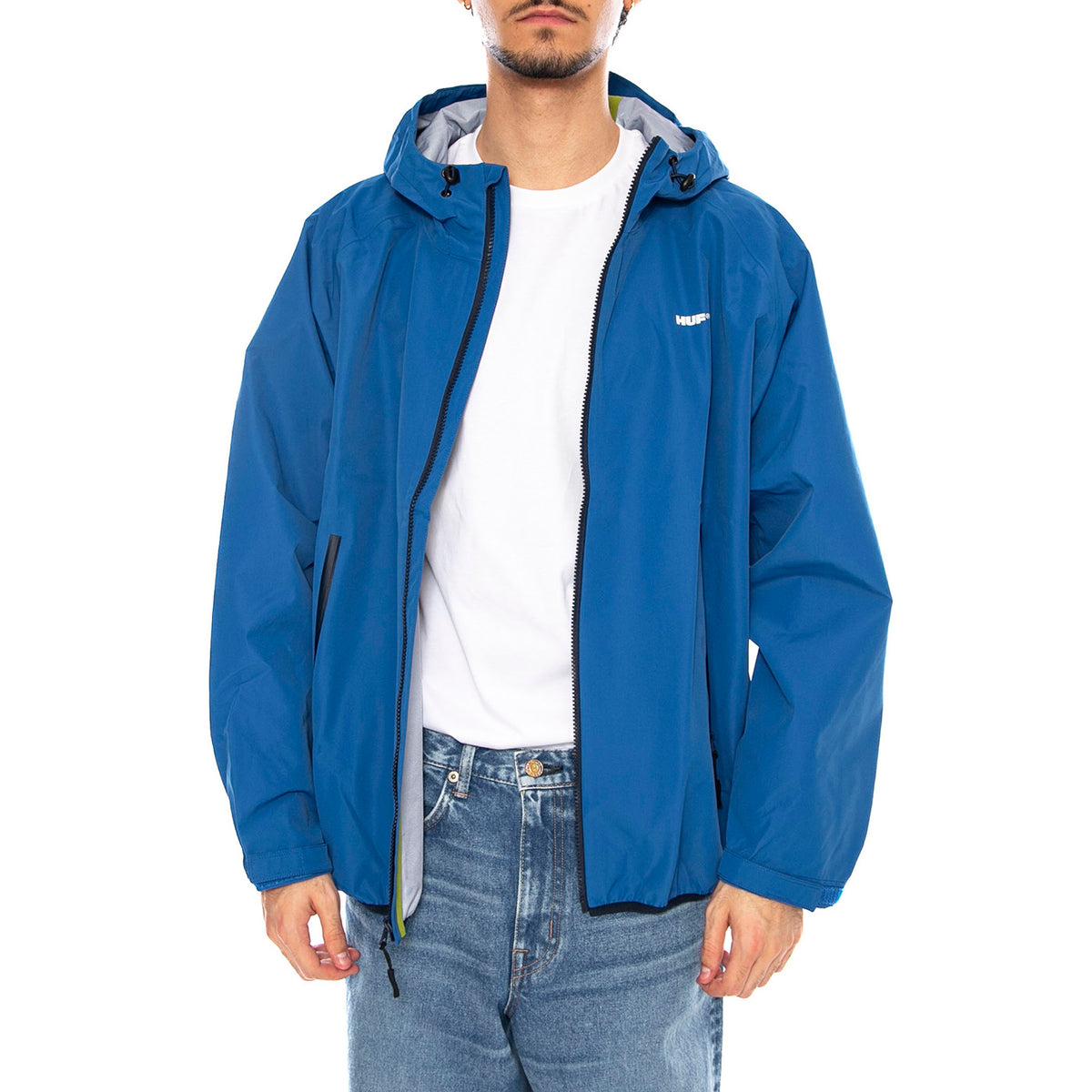 Rainier Shell Jacket CO Blu - Giacca Uomo Blu JK00458 CBL HUF 