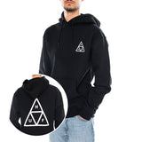 HUF Set TT P/O Hoodie -- Sweatshirt Homme Capuche Noire Homme HUF