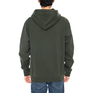 HUF Set TT F/Z Hoodie -- Felpa con Cappuccio Uomo Verde PF00697 HUN HUF 