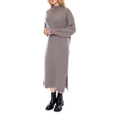Pippalika Robe Longue Gull Melange -- Robe Femme Gris Femme MINIMUM
