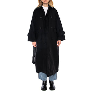 Lissu Black -- Cappotto Donna Nero 222279884 999 MINIMUM 