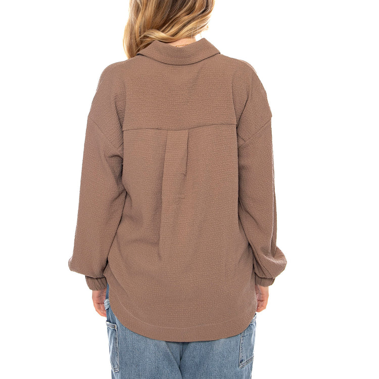 Mias Pine Bark -- Camicia Donna Marrone 223739930 1410 MINIMUM 
