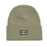 Icon Eyes Beanie Abbey Stone - Bonnet en Maille Marron - OBEY ACCESSOIRES