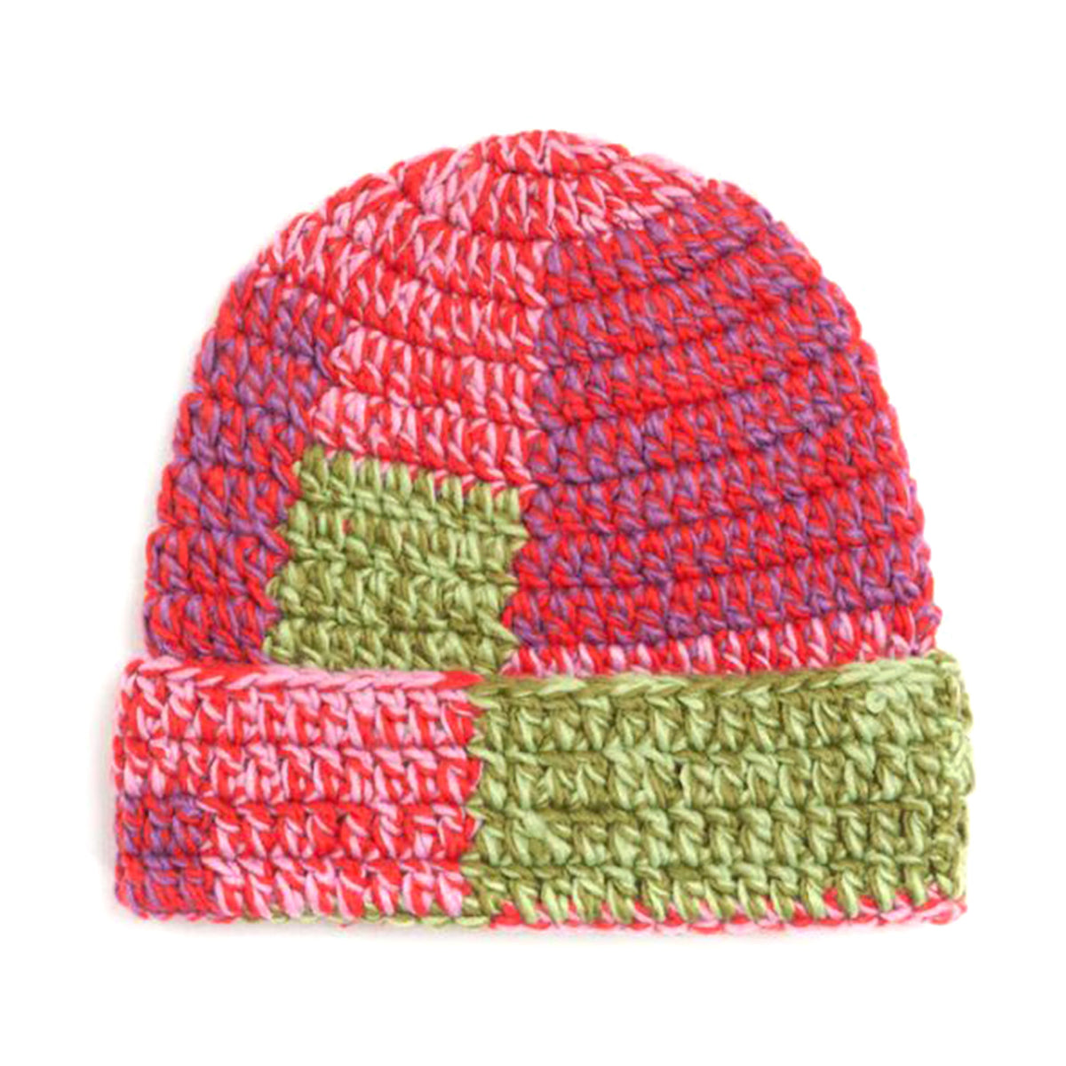 Patchwork Rib Beanie - Cappellino in Maglia Multicolore 100030231 RDM OBEY 