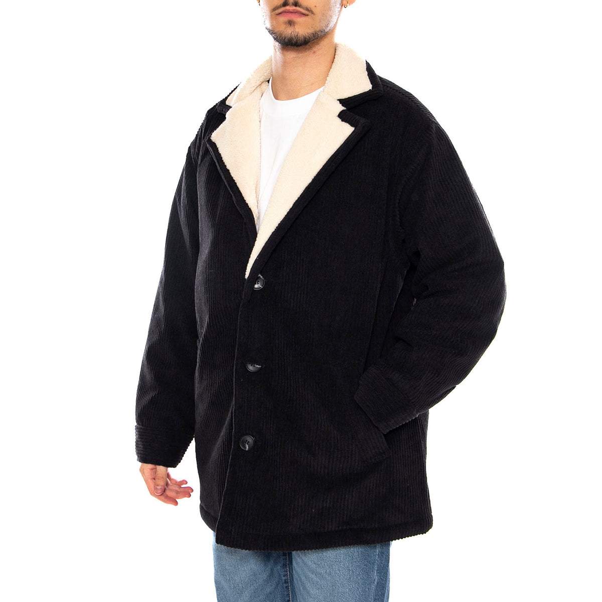 Obey Becker Coat Black -- Cappotto Uomo Nero 121800579 BLK OBEY 