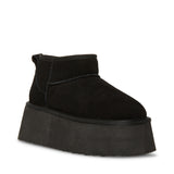 Campfire Tan Suede Black - Boots Femmes Noires Steve MADDEN