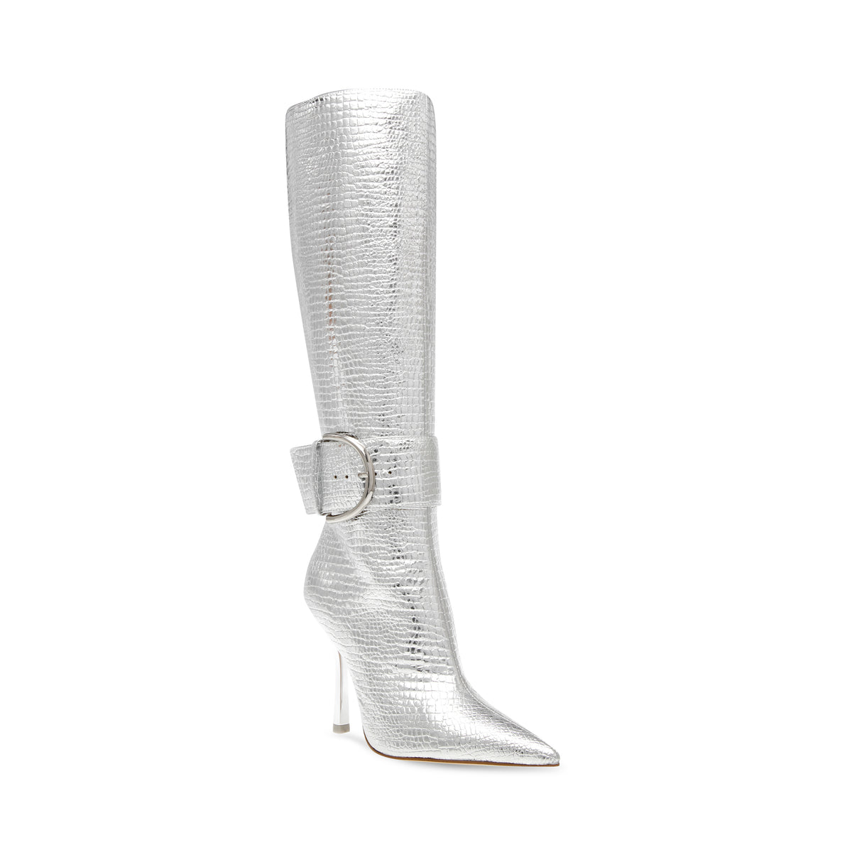 Priyanka Silver - Stivali Alti Donna Argento SMSPRIYANKA 393 STEVE MADDEN 