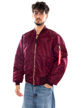 MA-1 HERITAGE BOMBER JACKET DARK CHERRY - Blouson Homme Rouge Homme ALPHA INDUSTRIES