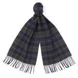 Barbour Tartan Lambswool Scarf Olive Night - Foulard Multicolore ACCESSOIRES BARBOUR