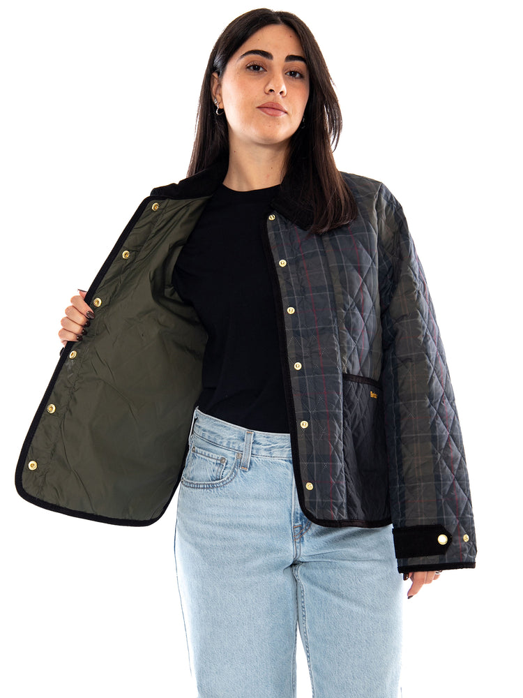 Barbour Ainsdale Checked Quilted Jacket Shadow Classic - Giacca Donna Multicolore 262MLQU1932 TN11 BARBOUR 