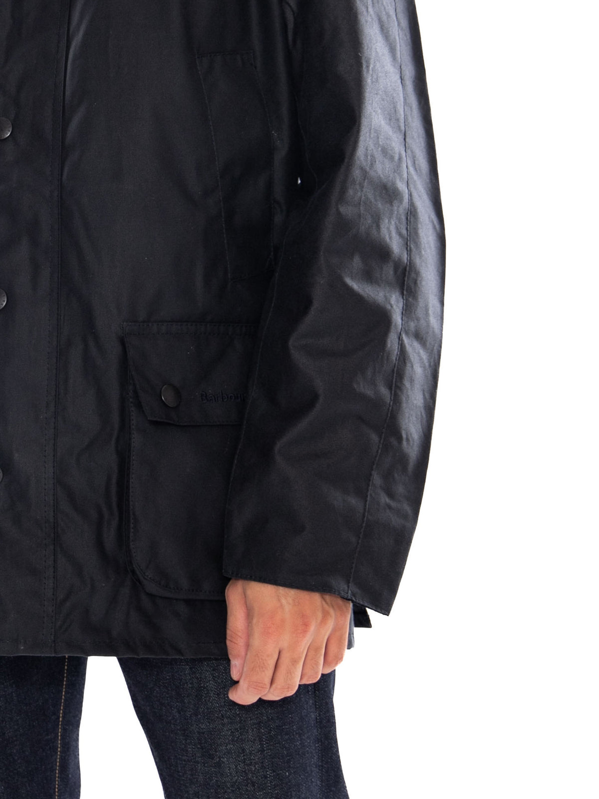 Barbour Ashby Wax Jacket Navy - Giacca Uomo Blu 262MMWX0339 NY92 BARBOUR 