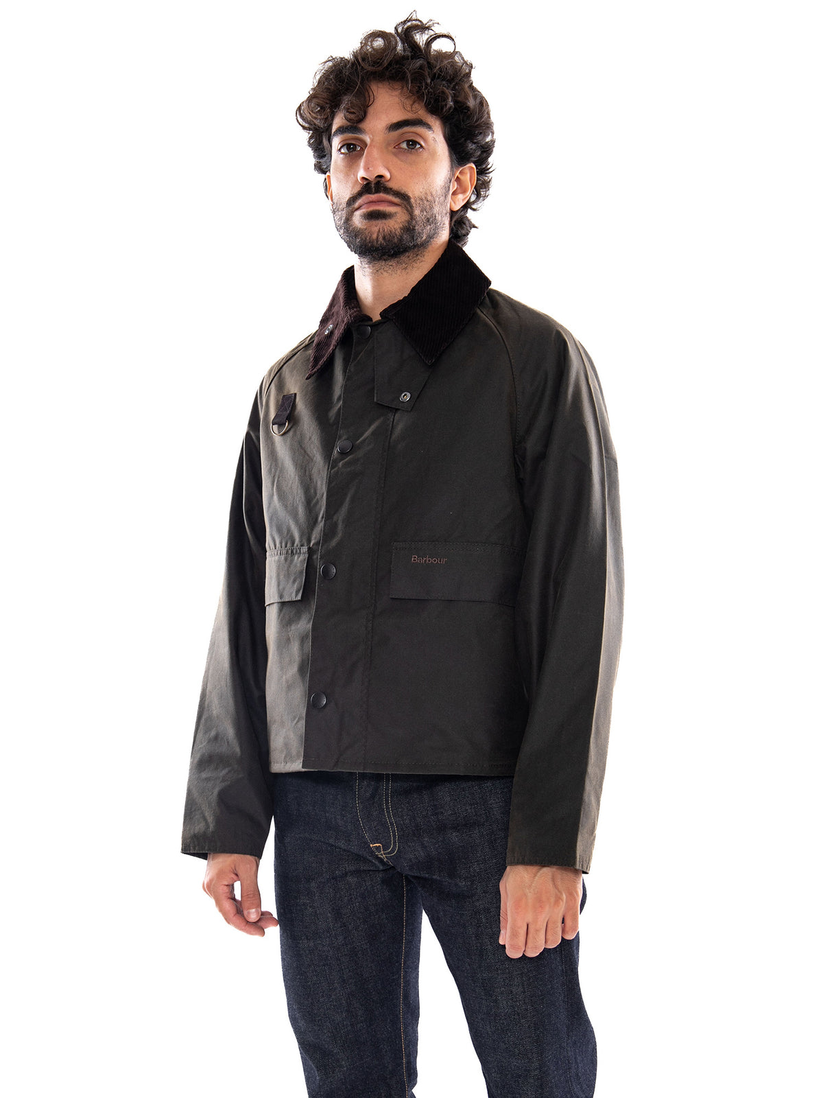 Barbour SL Spey Jacket Olive - Giacca Uomo Marrone 262MMWX1212 OL51 BARBOUR 