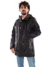 Bedale Wax Parka Olive / Brown - Parka Homme Olive / Marron  Homme BARBOUR