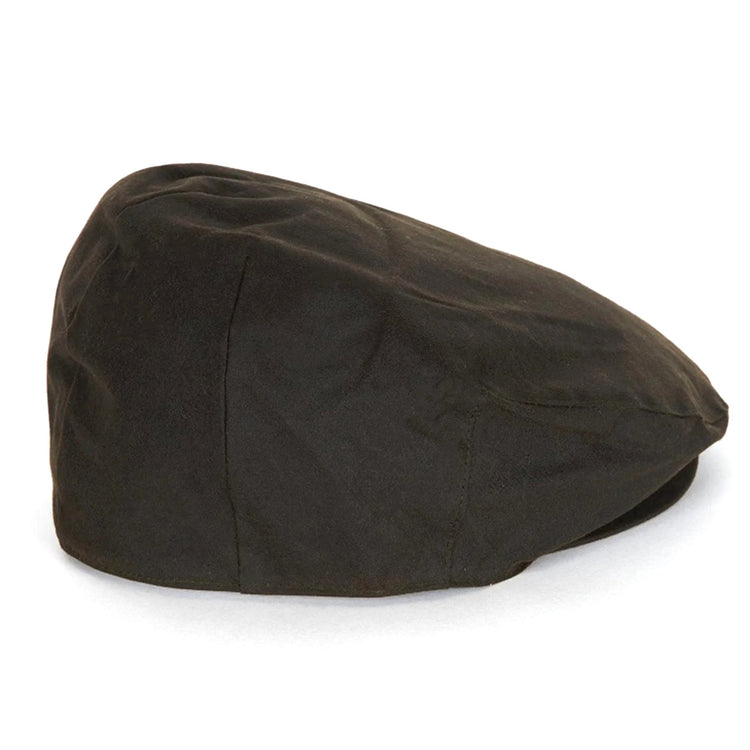 Barbour Wax Flat Cap Olive - Coppola Verde MHA0003 OL71 BARBOUR 