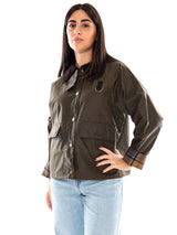 Barbour Women's Spey Wax Jacket Beech / Dress - Veste Cire Femme Vert Marron  Femme BARBOUR
