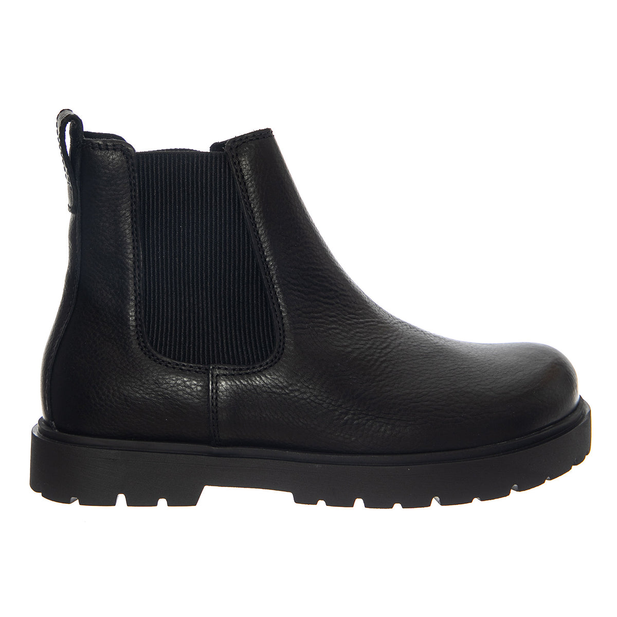 Birkenstock Highwood Slip On Mid S Natural Leather Black - Stivaletti Uomo Neri in Pelle 1033138 BLK BIRKENSTOCK 